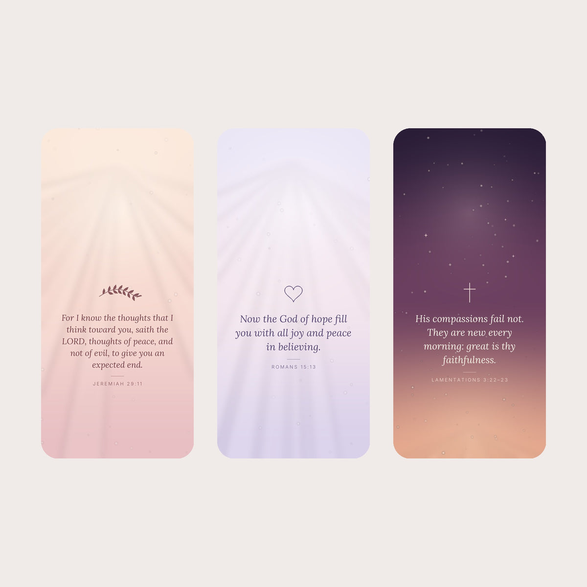 Hope Christian wallpaper bundle, KJV scripture lock screens