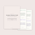 52 printable KJV scripture memory cards