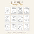 Kids Bible Coloring Pages – 12 Printable Bible Verse Colouring Sheets