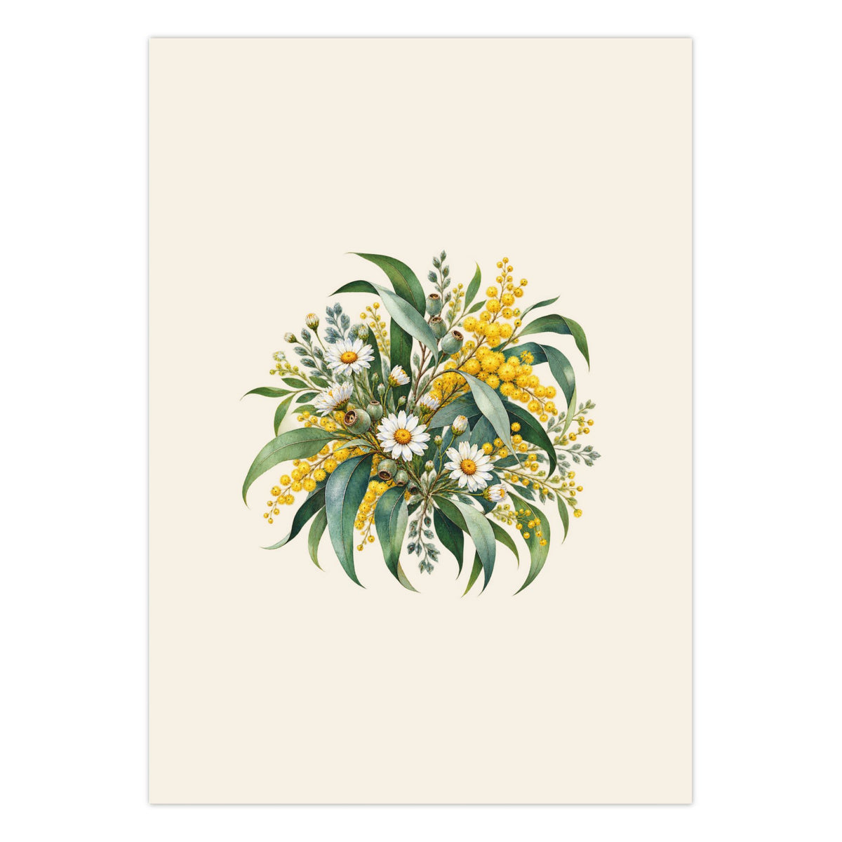 Eucalyptus & Wildflowers | Kiss-Cut Sticker Sheet | Magnetica