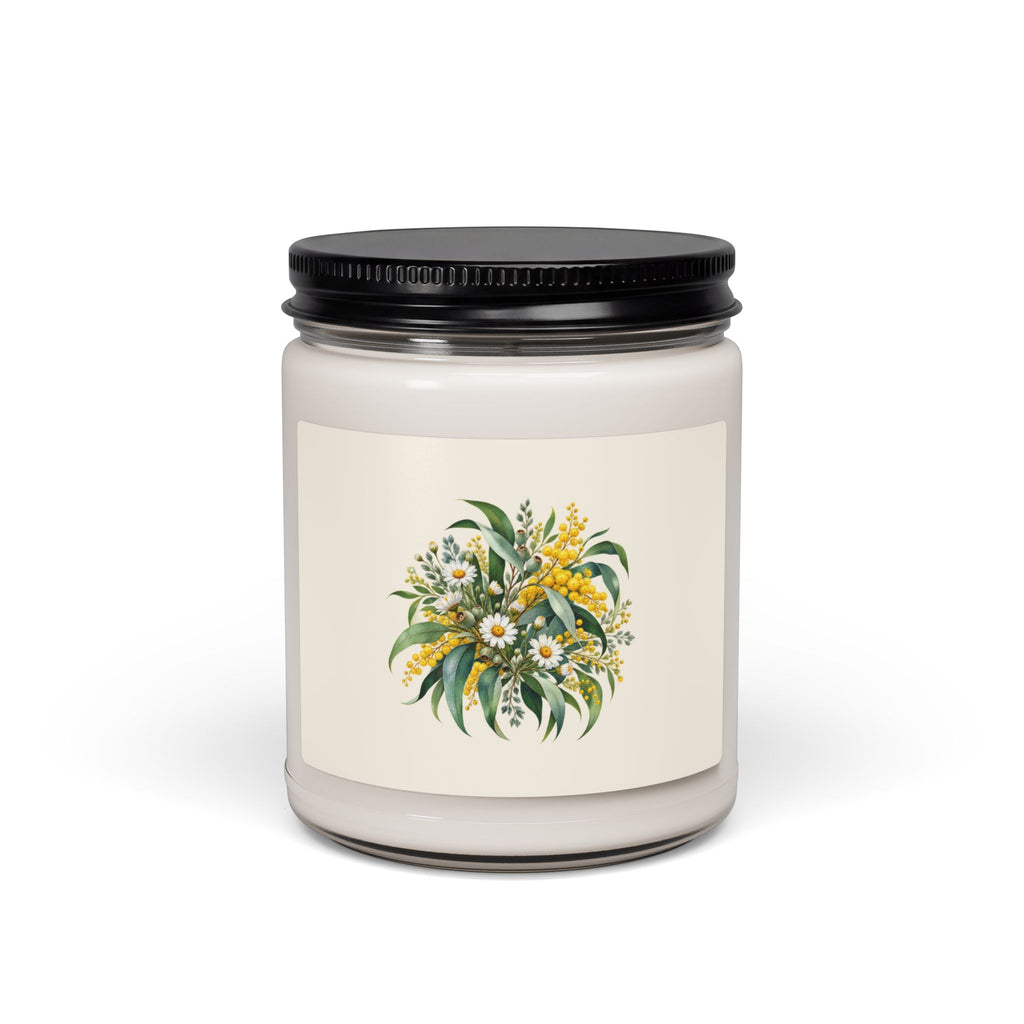 Eucalyptus & Wildflowers | Scented Soy Candle, 9oz | Magnetica