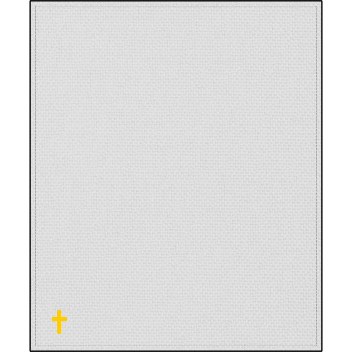 Faithful Cross | Plush Throw Blanket (Embroidery) | Magnetica
