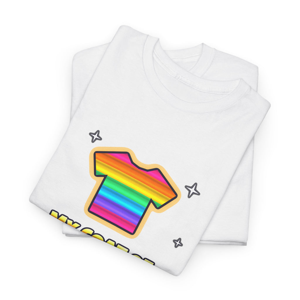 Coat of Many Colours — Adult Christian T-Shirt | Black & White