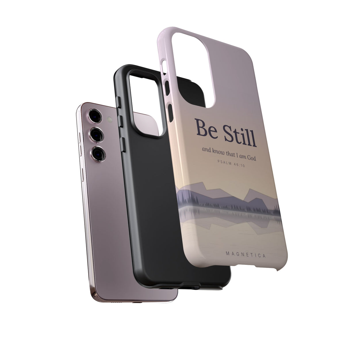 Be Still — Psalm 46:10 Tough Phone Case | iPhone, Samsung & Pixel