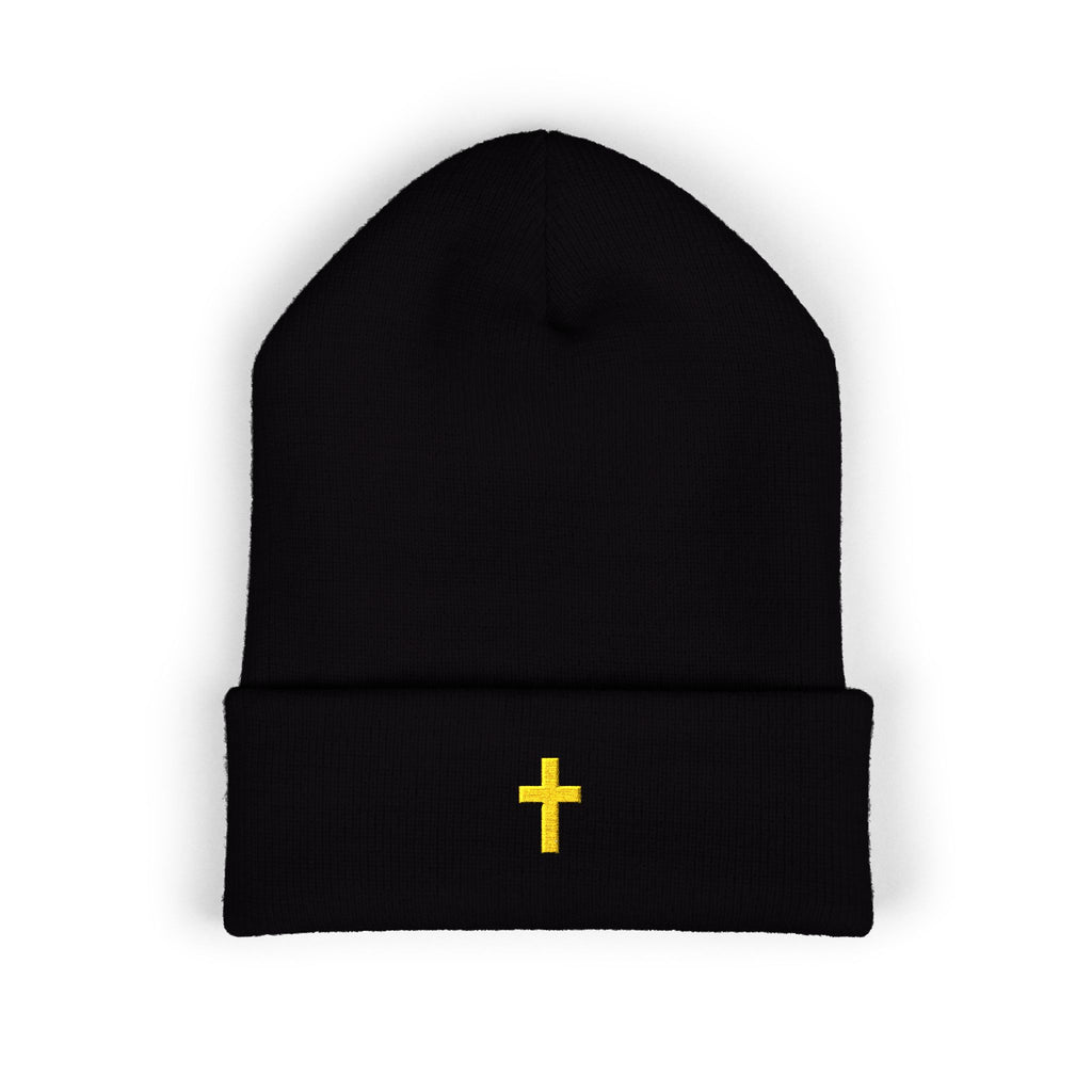 Faithful Cross | Classic Cuffed Beanie (Embroidery) | Magnetica