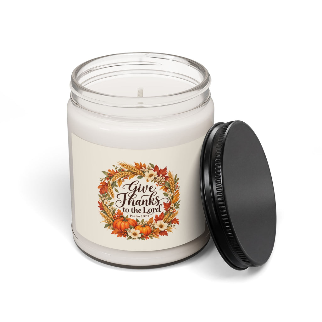 Give Thanks to the Lord | Scented Soy Candle, 9oz | Magnetica