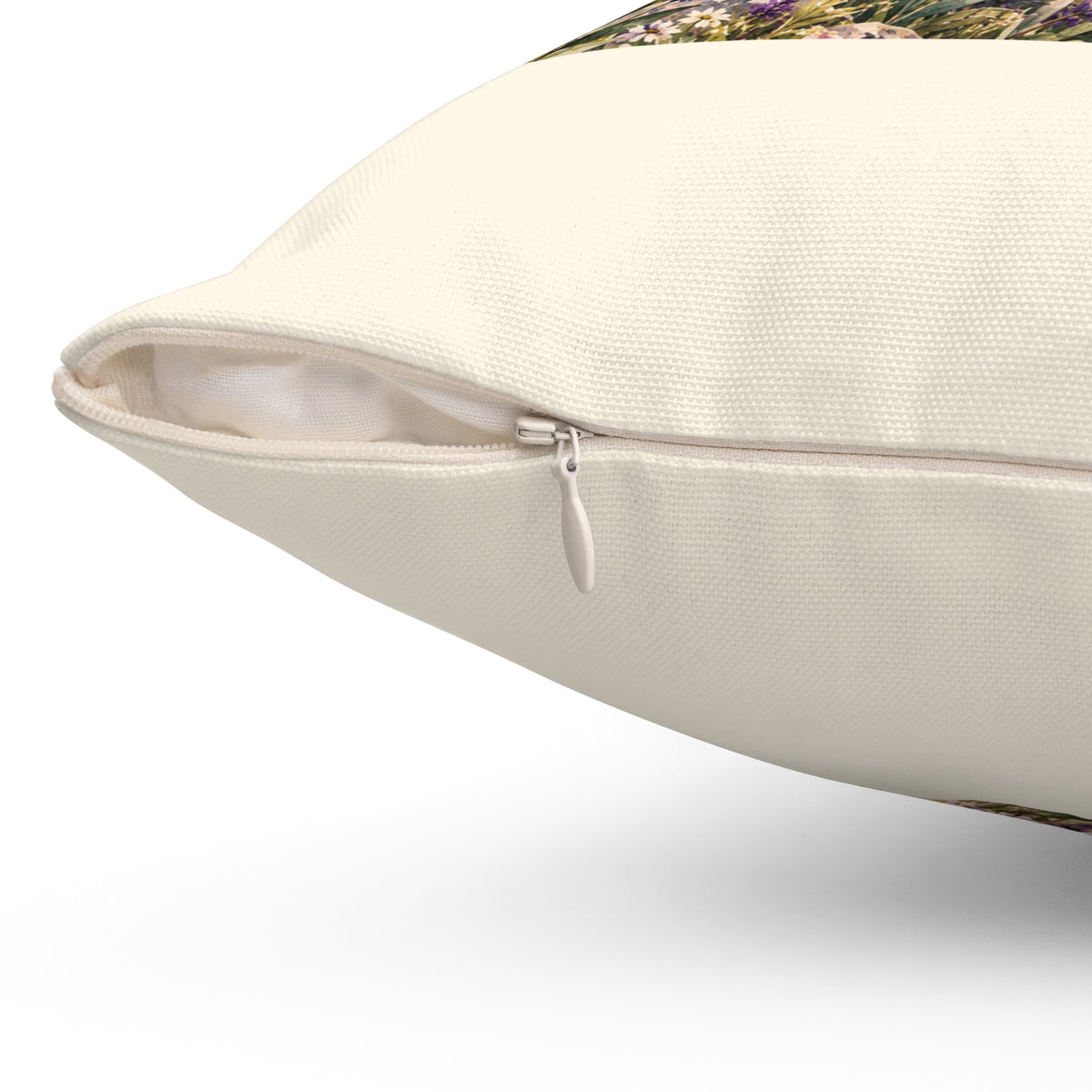 Be Still Lavender Lake Cushion with Insert | Psalm 46:10 | Magnetica