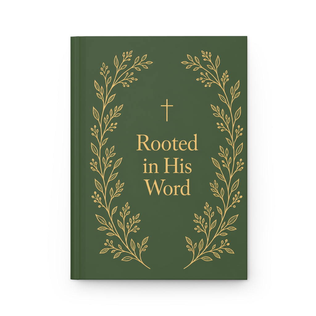 Rooted in His Word Sage Hardcover Lined Journal | Magnetica