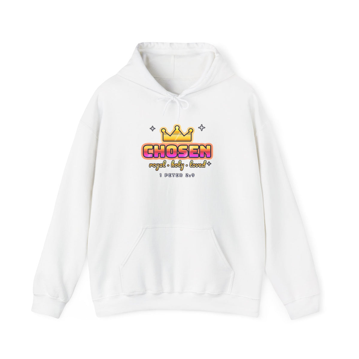 Chosen — Adult Christian Hoodie | Black & White