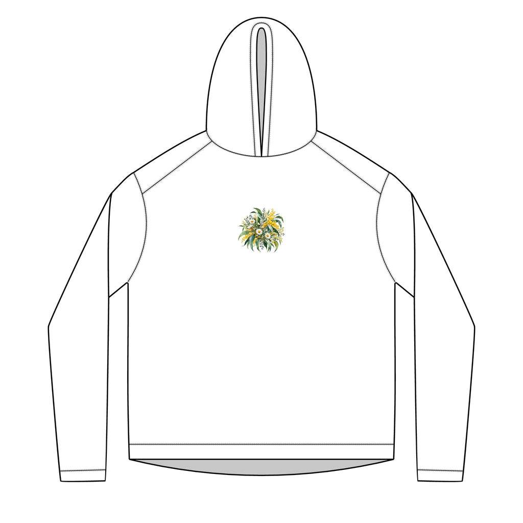 Eucalyptus & Wildflowers | Unisex Solar Hoodie | Magnetica