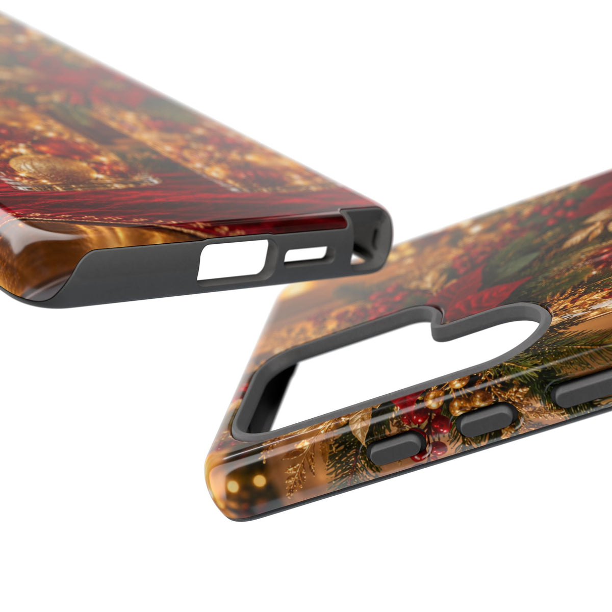 Magnetica – Red & Gold Christmas Glow Phone Case