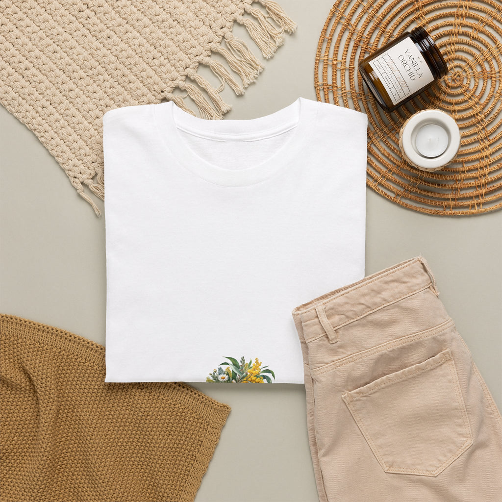 Eucalyptus & Wildflowers | Adult Unisex T-Shirt | Magnetica
