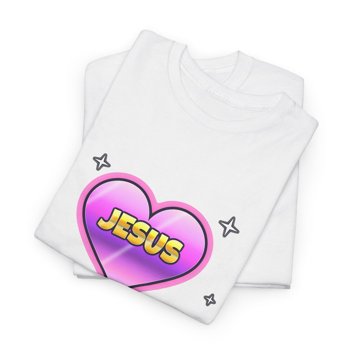 Jesus Loves You — Adult Christian T-Shirt | Black & White