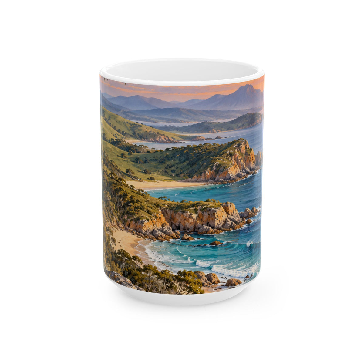 Coastal Sunrise | Ceramic Mug | Magnetica