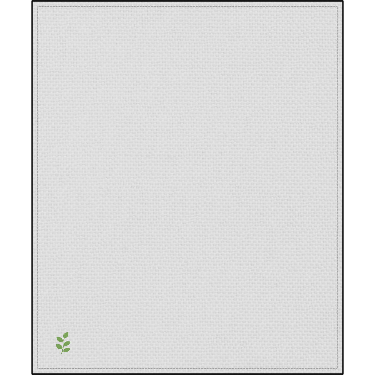 Eucalyptus Leaf | Plush Throw Blanket (Embroidery) | Magnetica