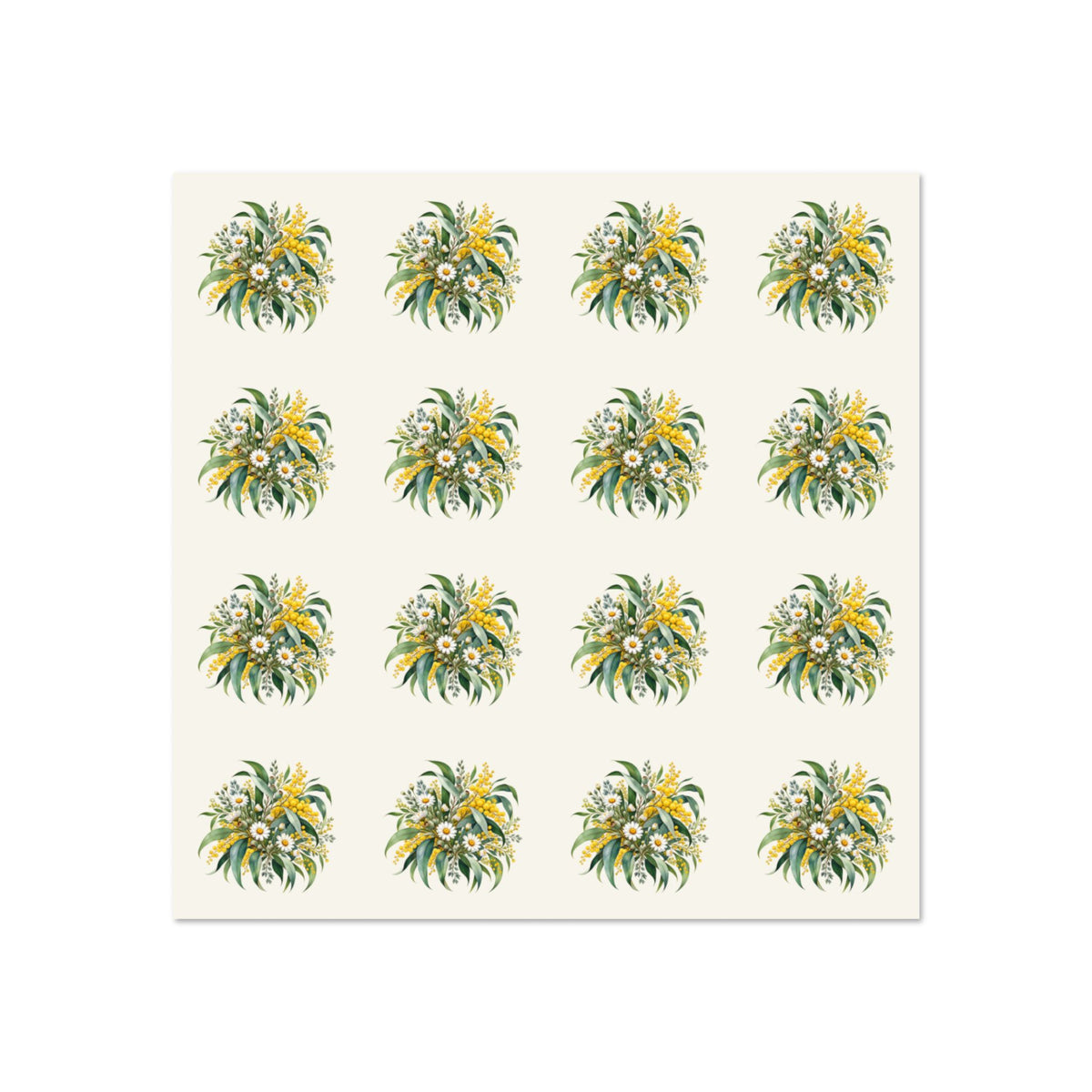Eucalyptus & Wildflowers | Peel and Stick Wallpaper | Magnetica