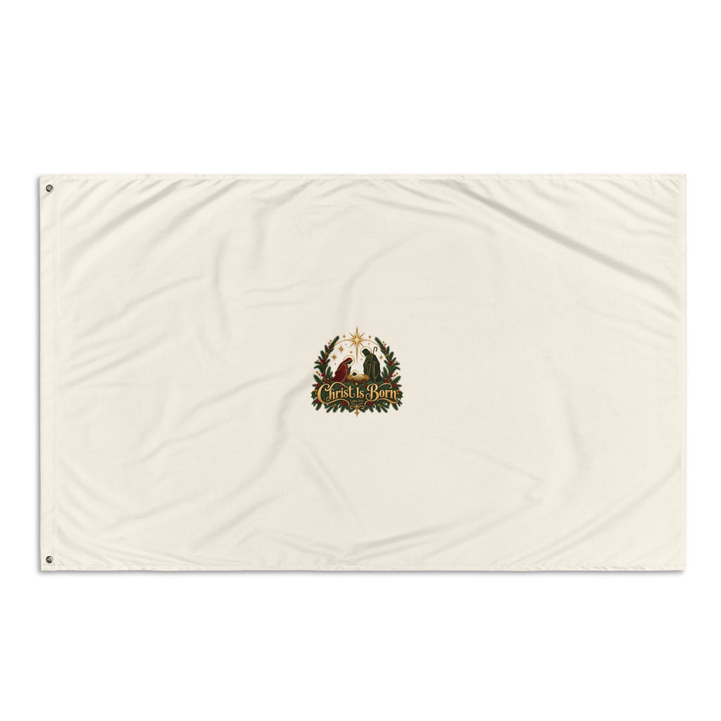 Christ Is Born | All-Over Print Flag | Magnetica