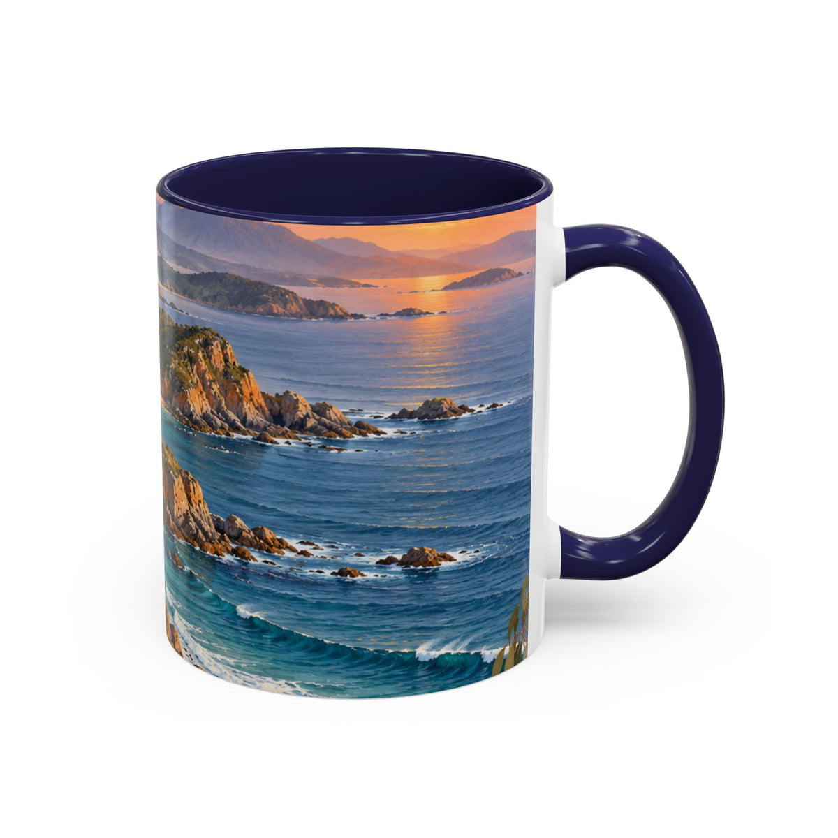 Coastal Sunrise | Accent Mug — 11oz | Magnetica