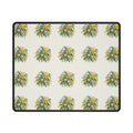 Eucalyptus & Wildflowers | Stitched Edge Desk Mat | Magnetica