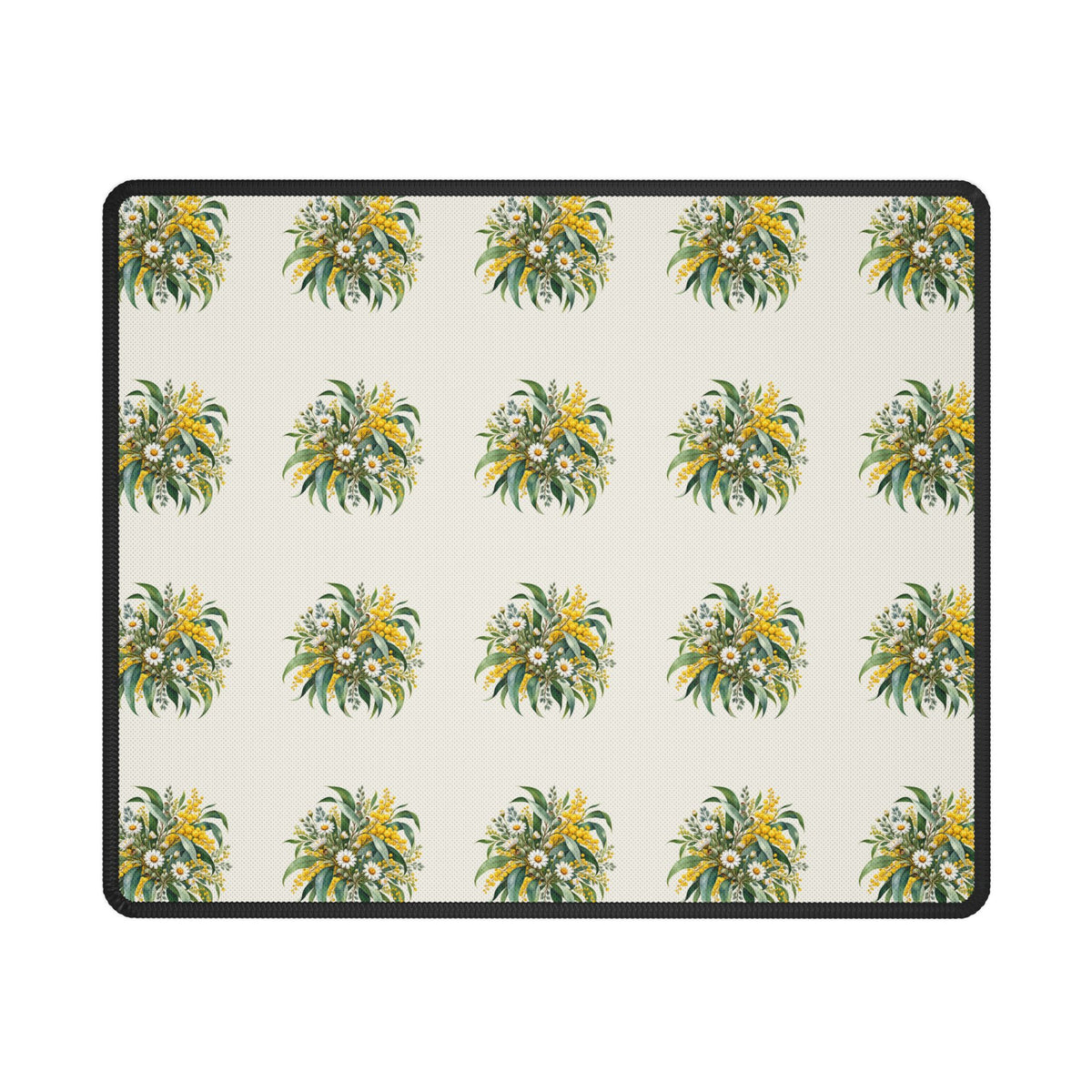Eucalyptus & Wildflowers | Stitched Edge Desk Mat | Magnetica