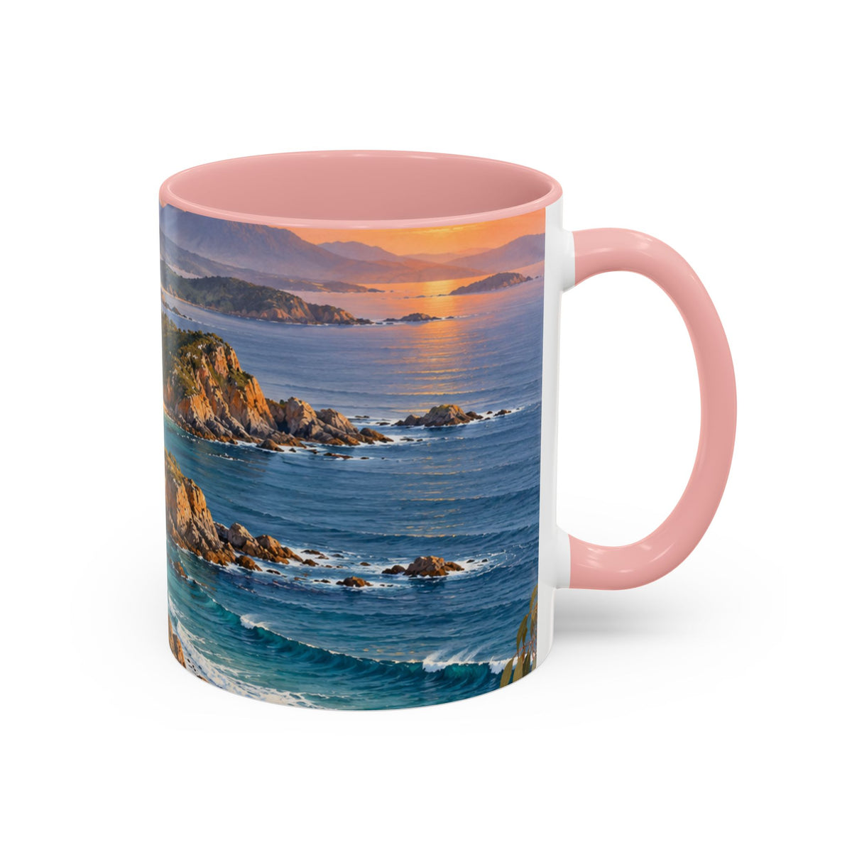 Coastal Sunrise | Accent Mug — 11oz | Magnetica