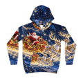 Magnetica Kids – Santa’s Starlight Sleigh All-Over Hoodie