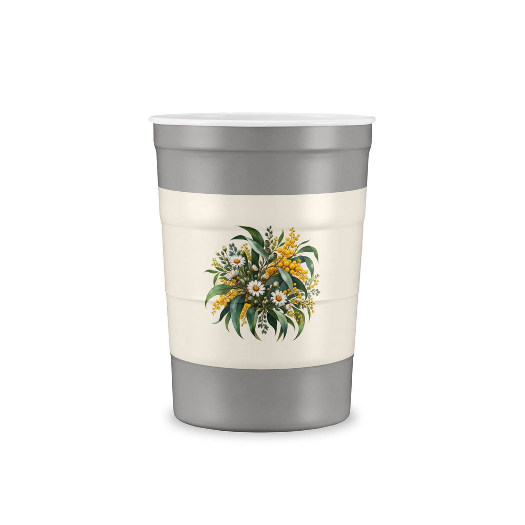 Eucalyptus & Wildflowers | Recyclable Steel Cup | Magnetica