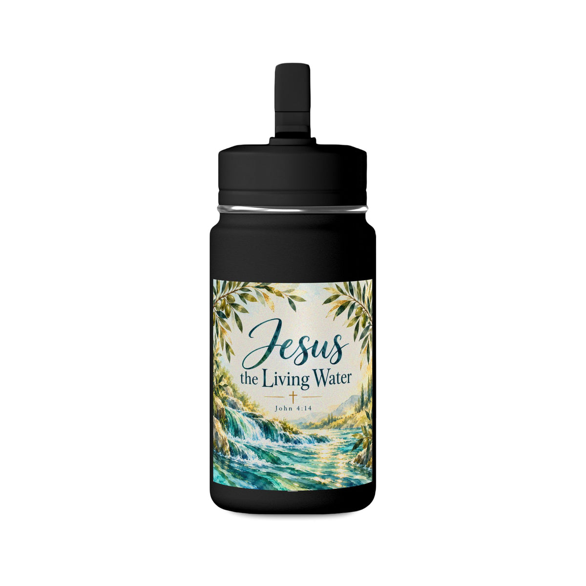 Jesus the Living Water | Mini Water Bottle, 14oz | Magnetica