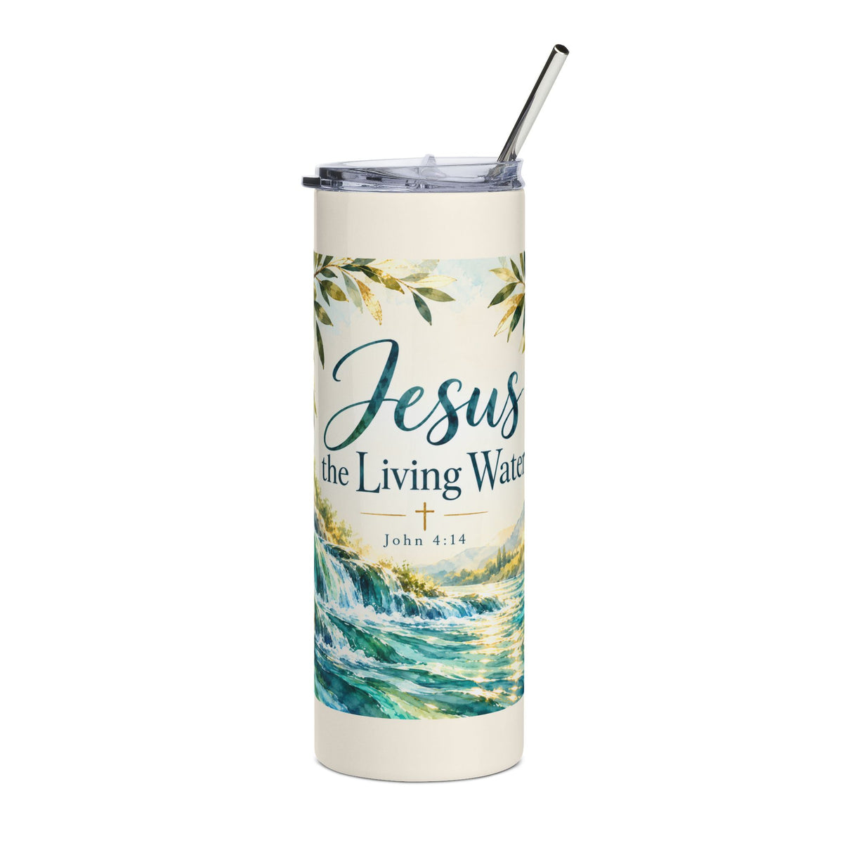 Jesus the Living Water | Stainless Steel Tumbler, 20oz | Magnetica