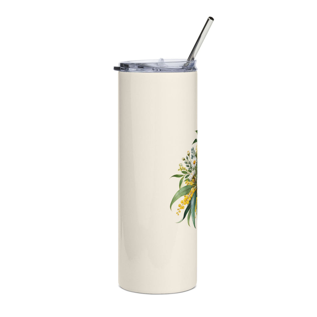 Eucalyptus & Wildflowers | Stainless Steel Tumbler, 20oz | Magnetica