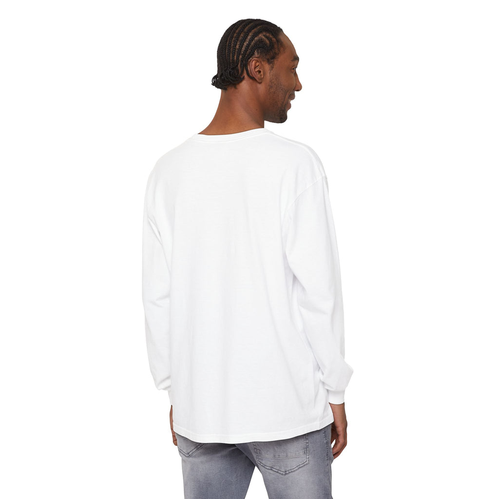 Christ Is Born | Unisex Garment-dyed Long Sleeve T-Shirt | Magnetica