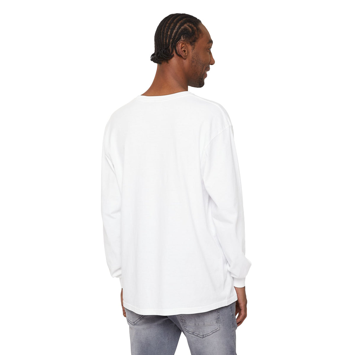Christ Is Born | Unisex Garment-dyed Long Sleeve T-Shirt | Magnetica