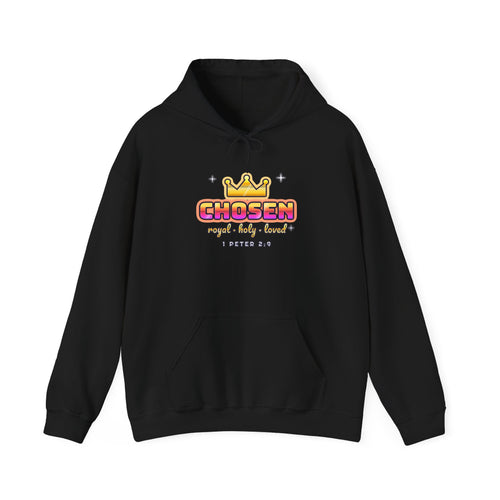 Chosen — Adult Christian Hoodie | Black & White