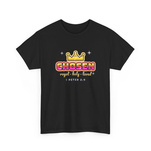 Chosen — Adult Christian T-Shirt | Black & White