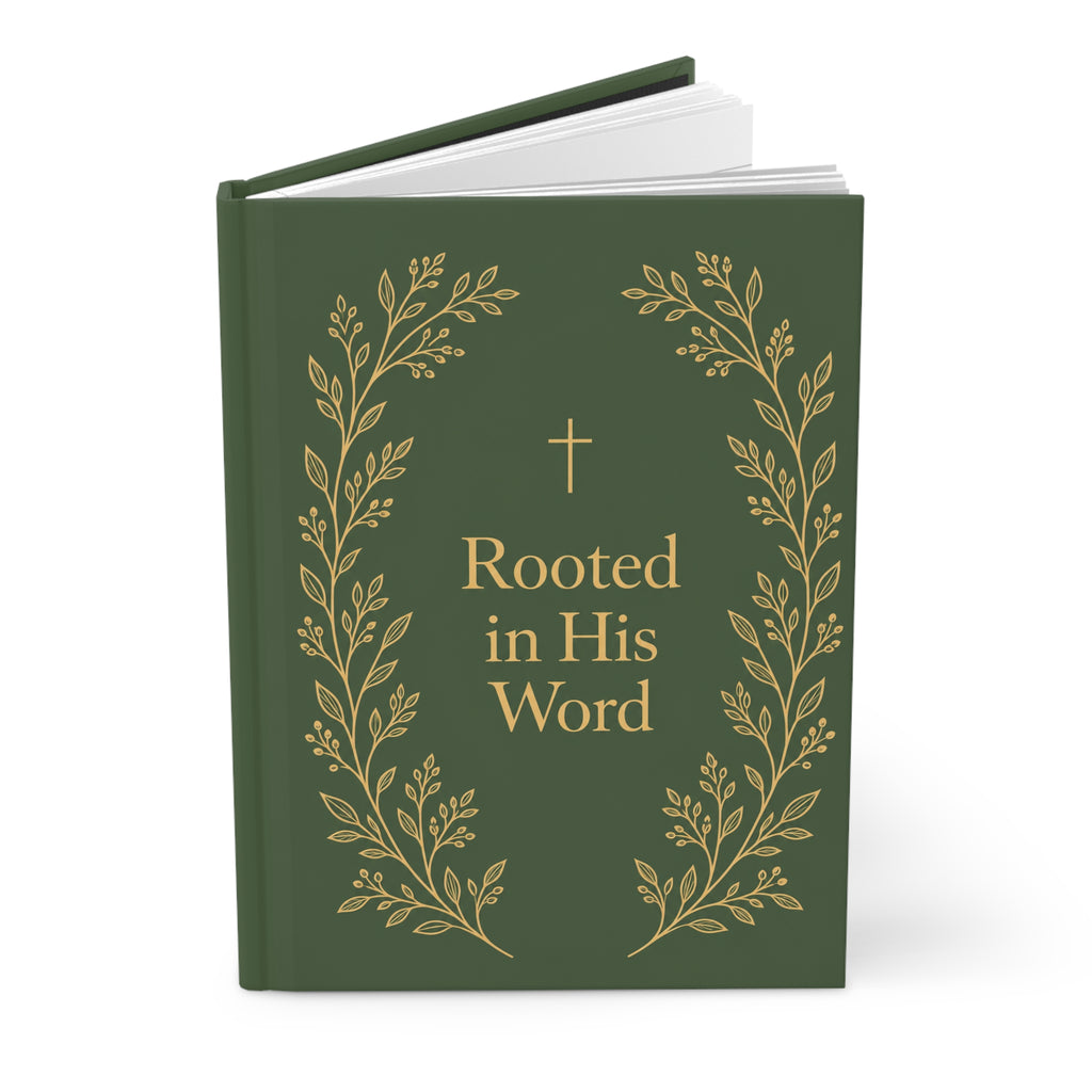 Rooted in His Word Sage Hardcover Lined Journal | Magnetica