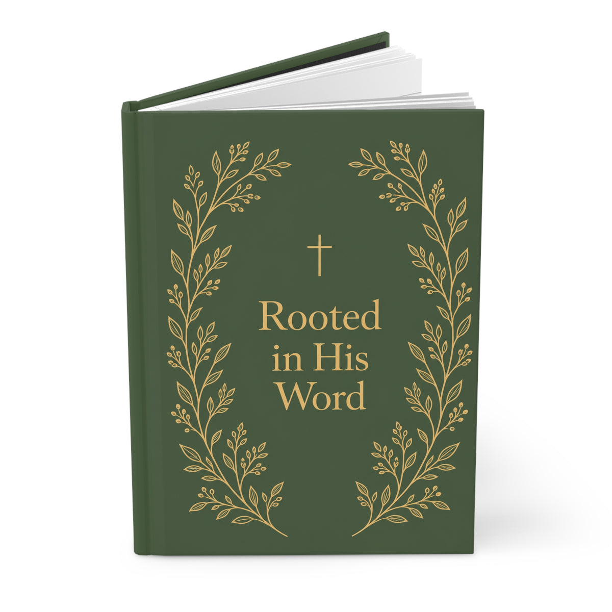 Rooted in His Word Sage Hardcover Lined Journal | Magnetica
