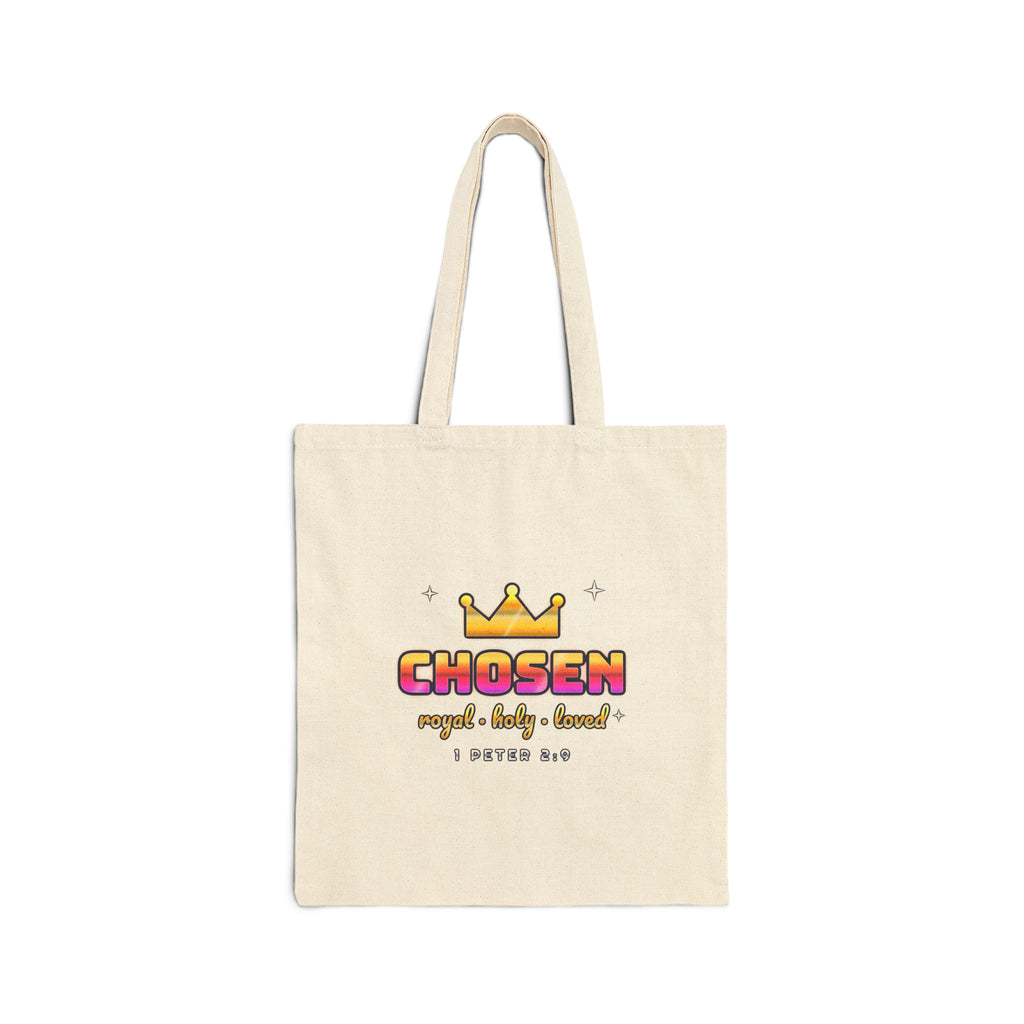 Chosen — Christian Cotton Canvas Tote Bag