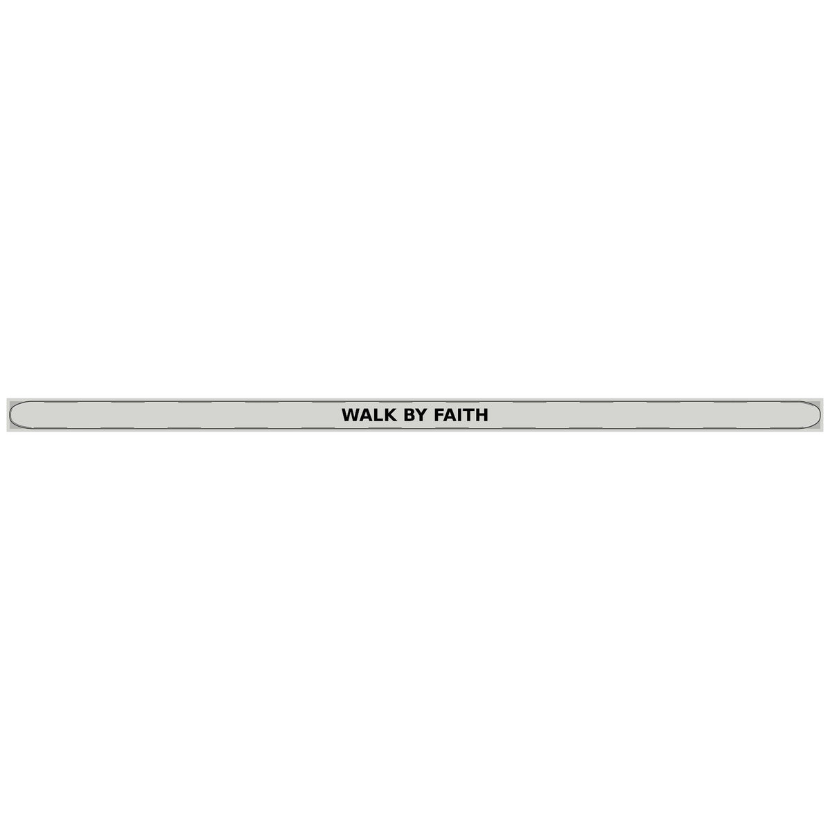 Walk by Faith | Bangle Cuff Bracelet (Engraving) | Magnetica