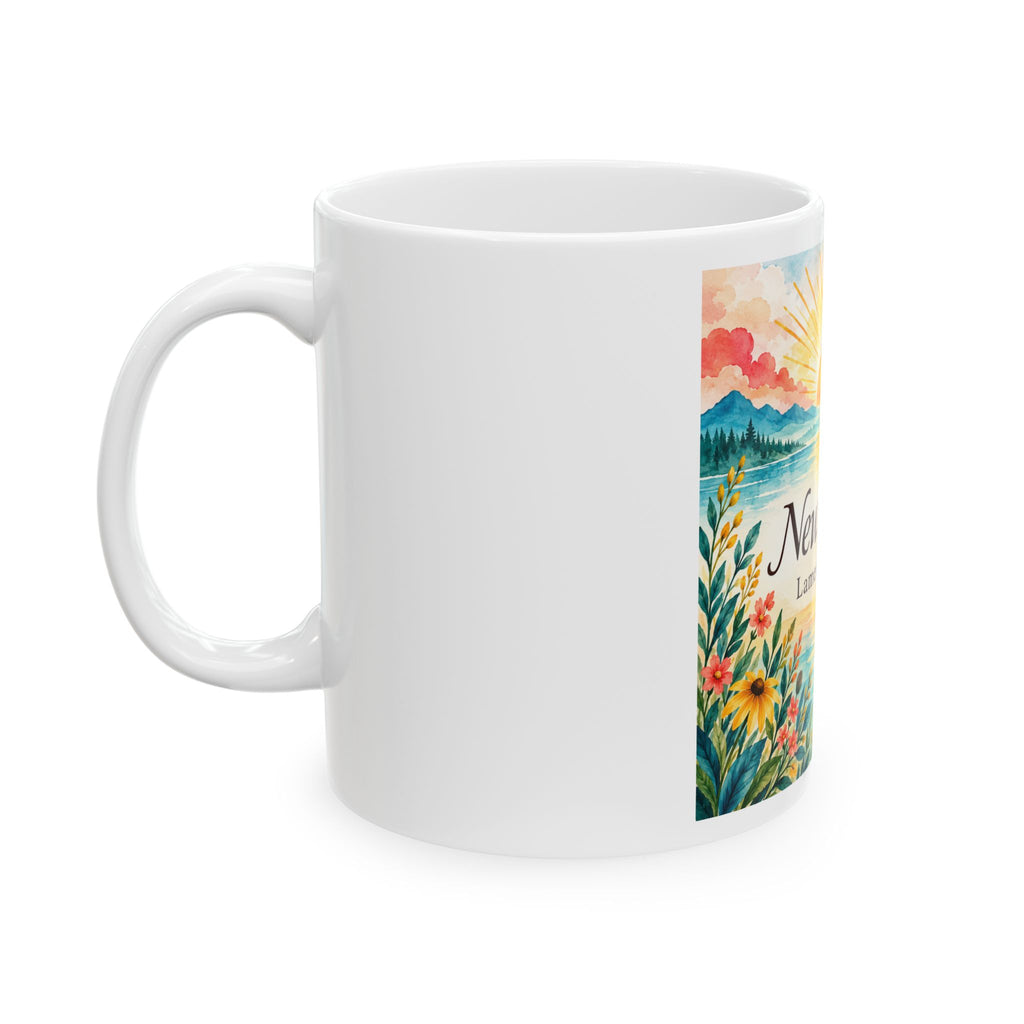 New Mercies Sunrise Ceramic Mug | Lamentations 3:23 | Magnetica