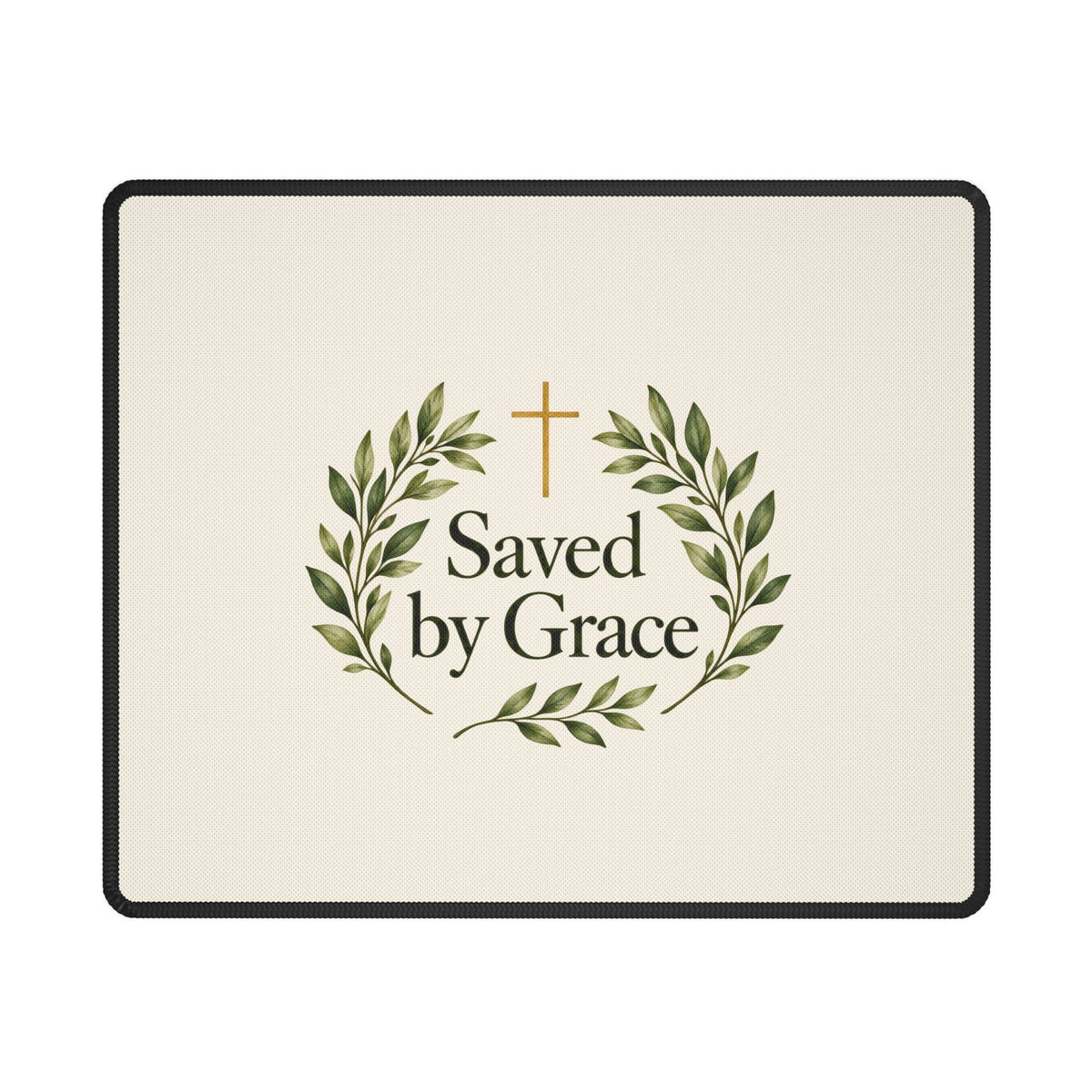 Saved by Grace | Stitched Edge Desk Mat | Magnetica