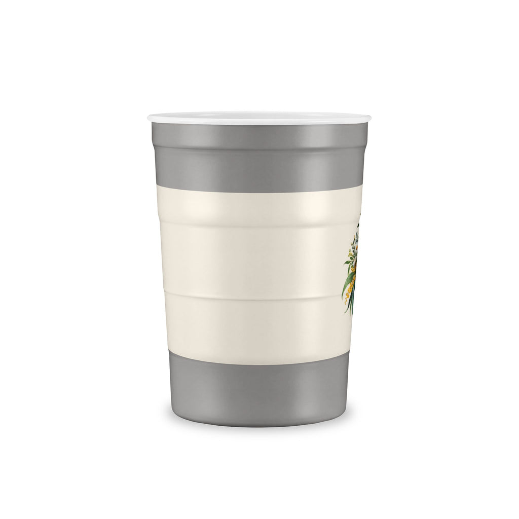 Eucalyptus & Wildflowers | Recyclable Steel Cup | Magnetica