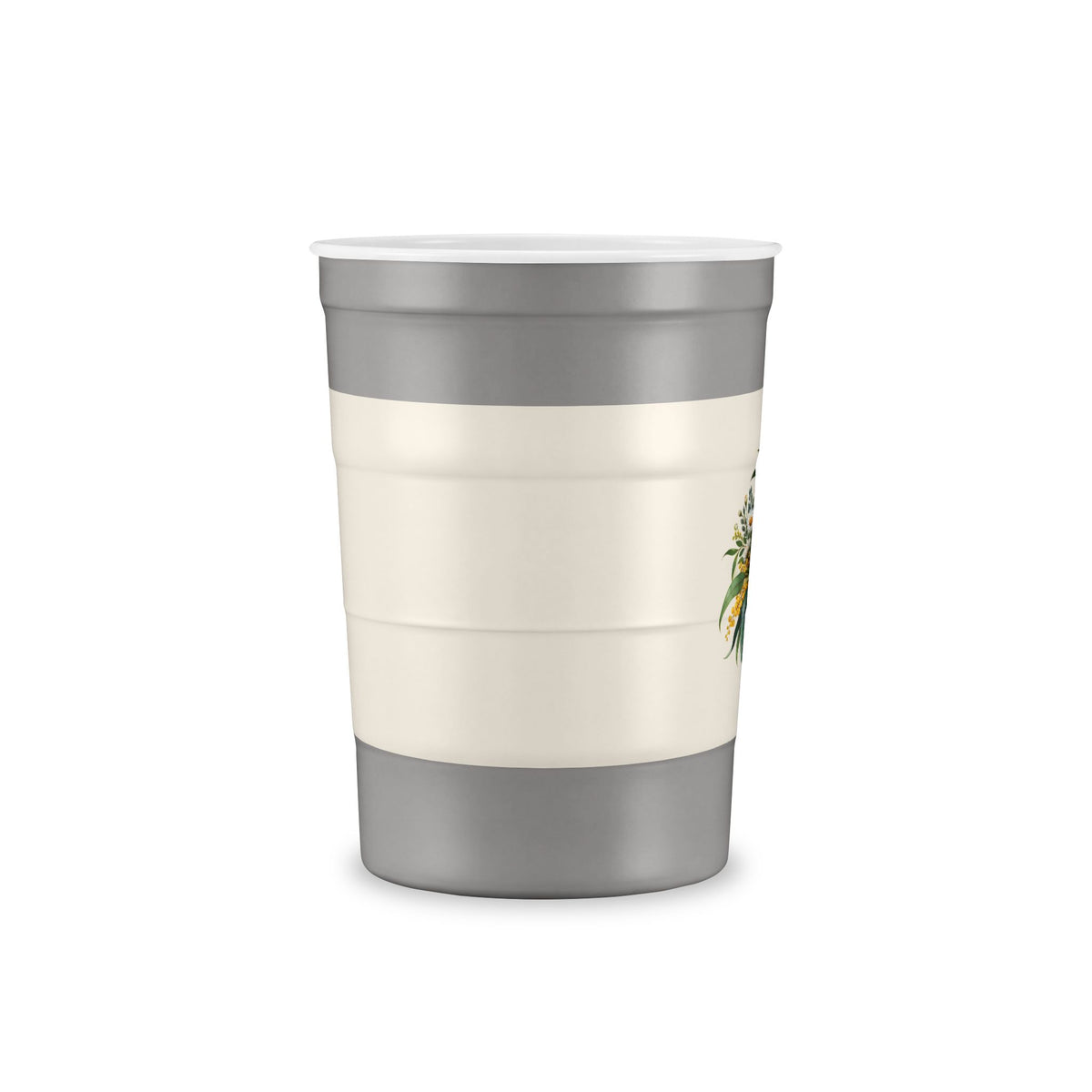 Eucalyptus & Wildflowers | Recyclable Steel Cup | Magnetica