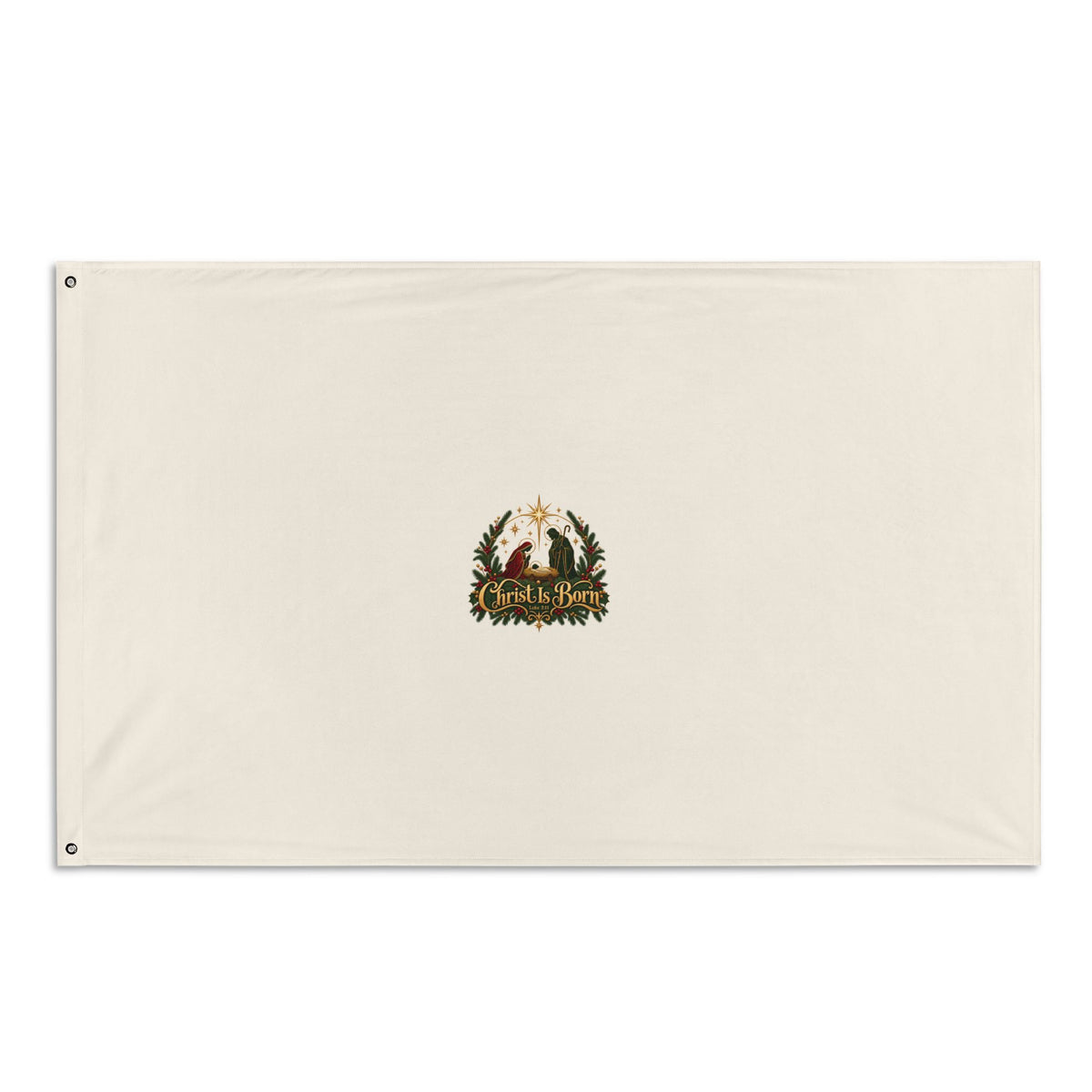 Christ Is Born | All-Over Print Flag | Magnetica