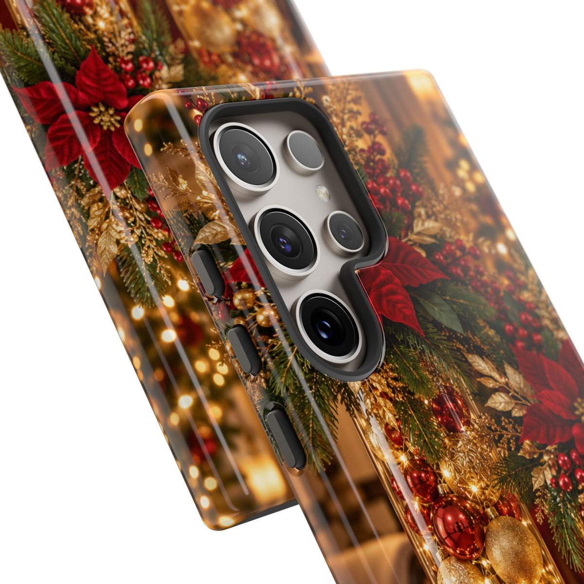 Magnetica – Red & Gold Christmas Glow Phone Case