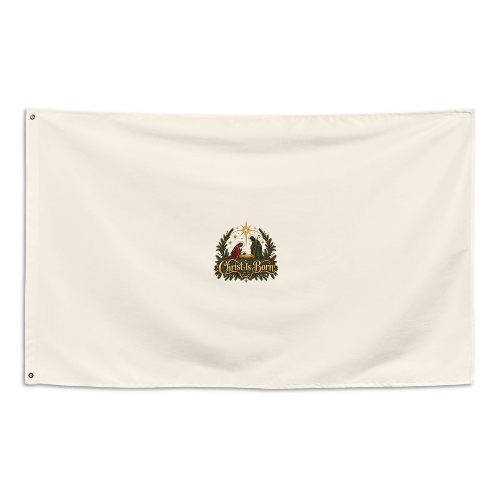 Christ Is Born | All-Over Print Flag | Magnetica