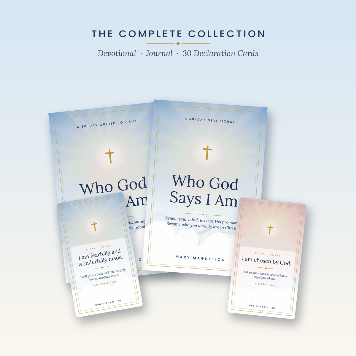 Who God Says I Am – The Complete Collection (Devotional, Journal & Cards)