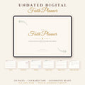 Digital Faith Planner – Undated Christian GoodNotes Planner with Clickable Tabs