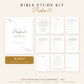 Psalm 23 Bible Study Kit – 7-Day Printable KJV Study for Women & Small Groups
