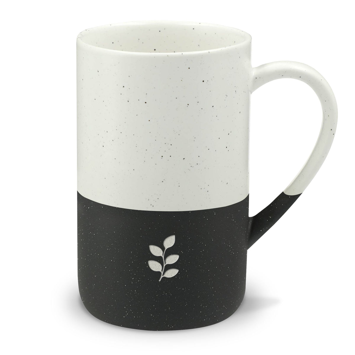 Eucalyptus Leaf | Speckled Wayland Ceramic Mug, 13oz (Engraving) | Magnetica