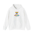 Coat of Many Colours — Adult Christian Hoodie | Black & White